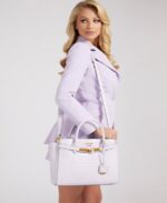 GUESS Enisa croc print handbag